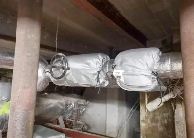 SIA - removable insulation of flange connection, shut-off valve – Amylon Havlíčkův Brod