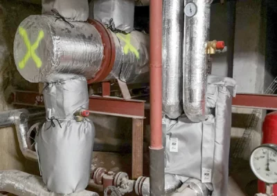 SIA - removable insulation of flange connection and heat exchanger – Amylon Havlíčkův Brod