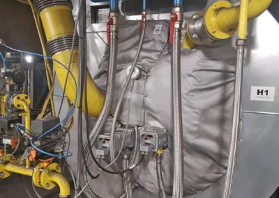 SIA - removable boiler insulation – gas burners Ostrava TAMEH – Liberty Třebíč
